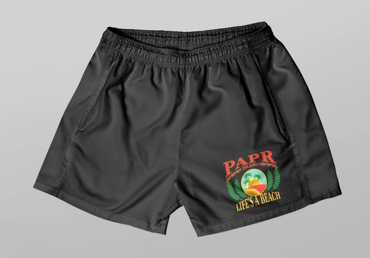 PAPR Island Black Shorts