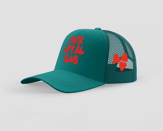 Turquoise PAPR Loyal Club Trucker Hat