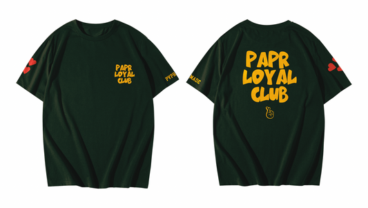 Black PAPR Loyal Club Tee