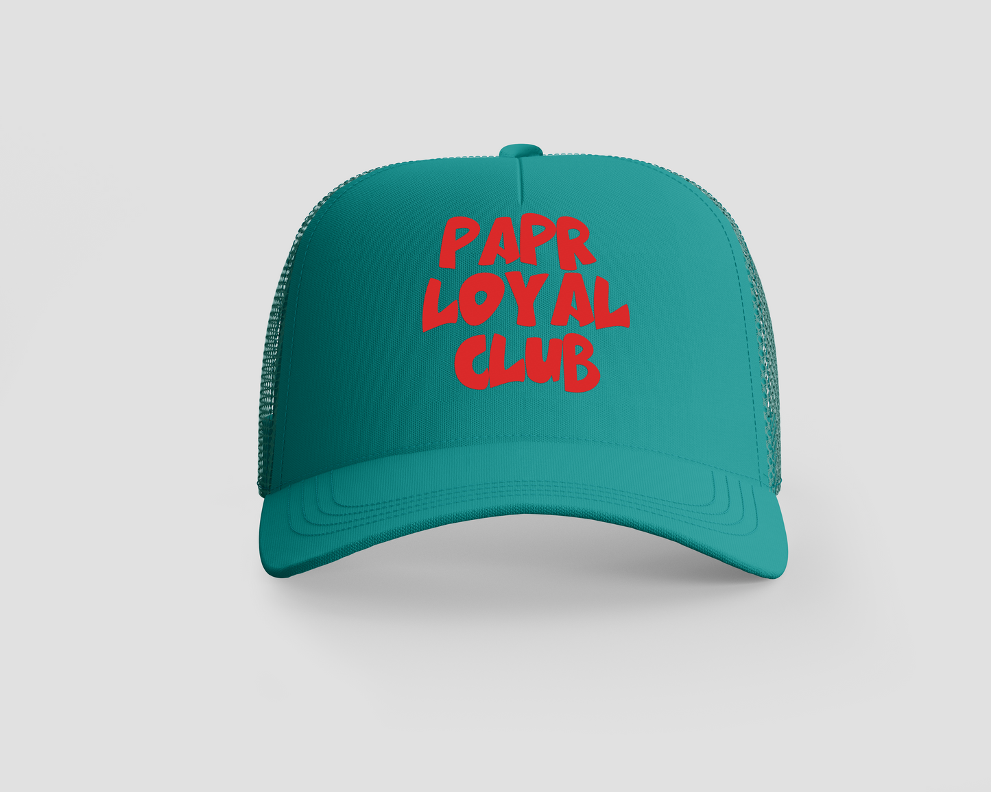 Turquoise PAPR Loyal Club Trucker Hat