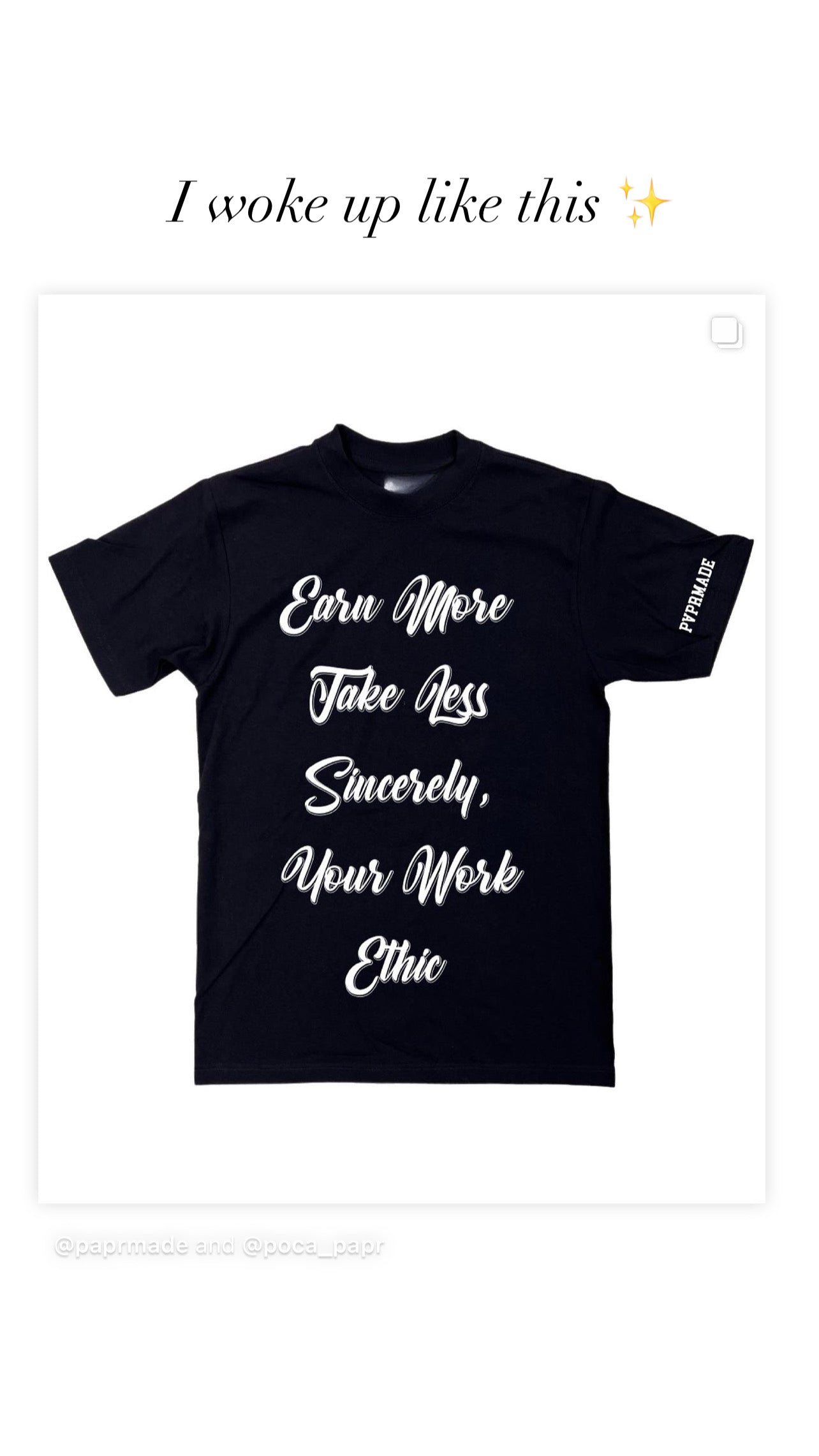 Work Ethic Tee